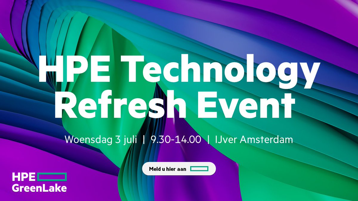 HPE_NL's tweet photo. 🚀 Herinnering: mis het HPE Technology Refresh Event op 3 juli niet! Een upgrade van uw huidige storage biedt:
✅ Verbeterde prestaties
✅ Grotere schaalbaarheid
✅ Verhoogde beveiliging
✅ Eenvoudiger beheer
✅ Toekomstbestendigheid

Schrijf u in 👉 https://t.co/tr1XC9FGMT https://t.co/9KQqHswc2j