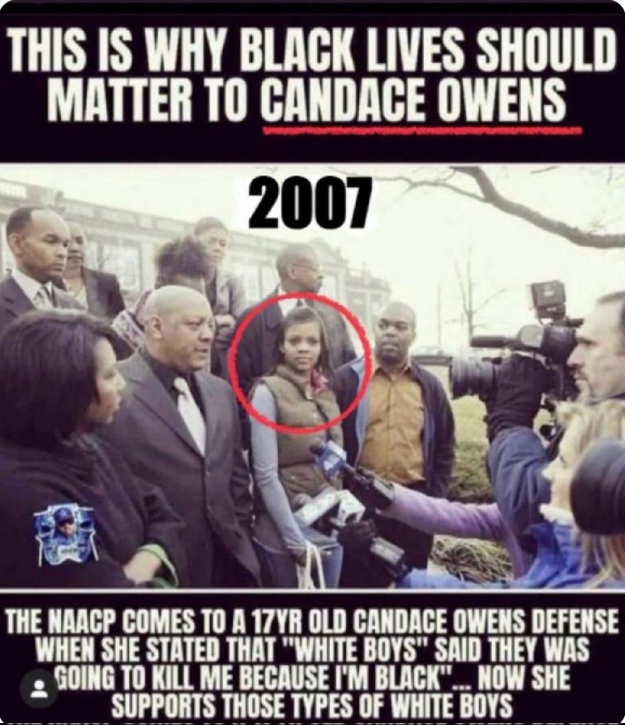 Candace Owens, ah yes. She has grown up to be confused as ever.🤔