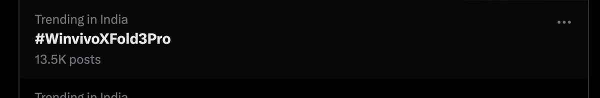 stufflistings's tweet photo. And we are already trending in India 😍
Awesome stuff #stufflistingsarmy ❤️
Entries open till June 20th, so keep participating
#TheBestFoldEver #WinvivoXFold3Pro https://t.co/iyzV3aQXQT
