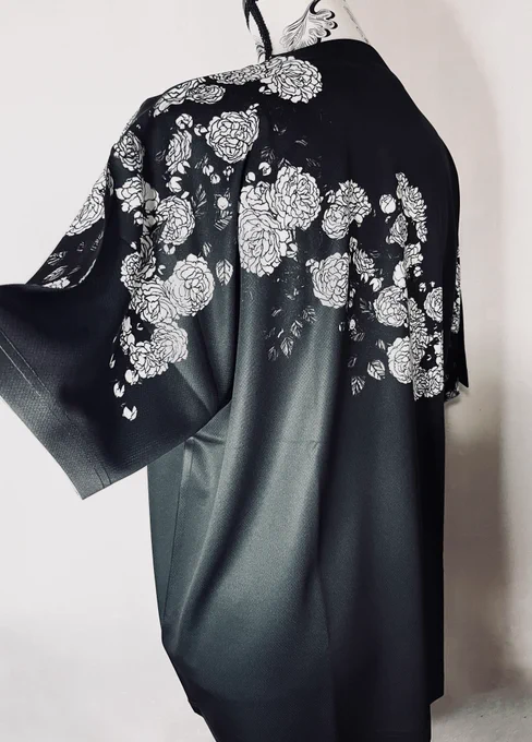ばらぞのドライTシャツサンプル【モノトーン】できました 