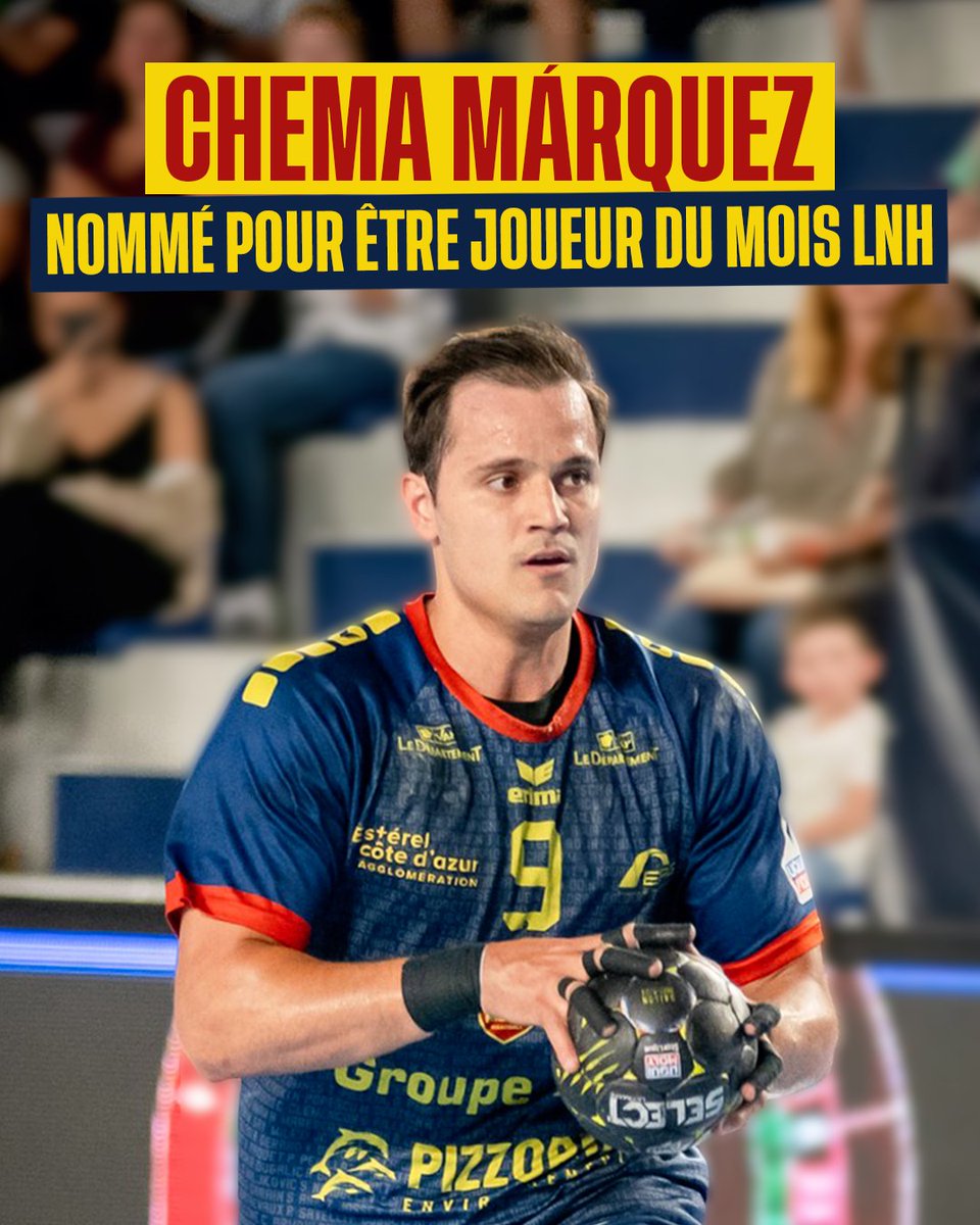Saint-Raphaël Var Handball (@srvhb) on Twitter photo 𝐎𝐧 𝐯𝐨𝐭𝐞 𝐭𝐨𝐮𝐬 𝐩𝐨𝐮𝐫 <a href="/ChemamarquezC/">Chema Màrquez Coloma</a> 🗳️
Rendez-vous juste ici pour élire notre Demi Centre espagnol "joueur du mois LNH" : form.typeform.com/to/qGWhBkHK 𝐎𝐧 𝐯𝐨𝐭𝐞 𝐭𝐨𝐮𝐬 𝐩𝐨𝐮𝐫 <a href="/ChemamarquezC/">Chema Màrquez Coloma</a> 🗳️
Rendez-vous juste ici pour élire notre Demi Centre espagnol "joueur du mois LNH" : form.typeform.com/to/qGWhBkHK