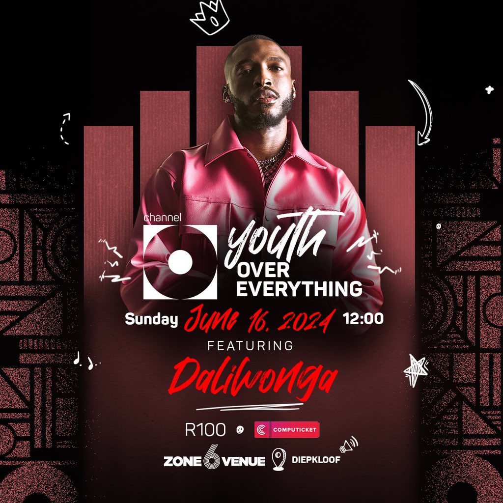 ladyhuneybee's tweet photo. The count down is getting closer and closer I am loving this letβs meet up there by @Zone6Venue . We going to have epic moments together with @ChannelOTV get ur tickets from as little as R100 bucks. https://t.co/njVfXAEGmY
#YouthOverEverything #ChannelOYOE https://t.co/E9wQp3wwCr