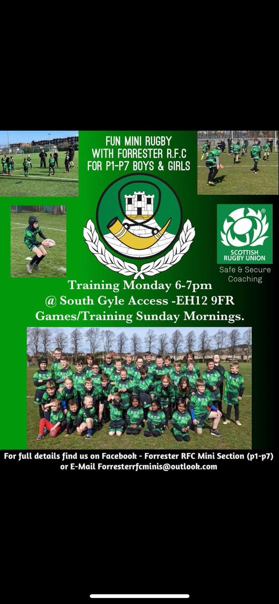 As part of our Health Week, every class had the opportunity to participate in Rugby taster sessions. Here is some information for two local Rugby clubs if anyone is interested in signing up to rugby after their session today.