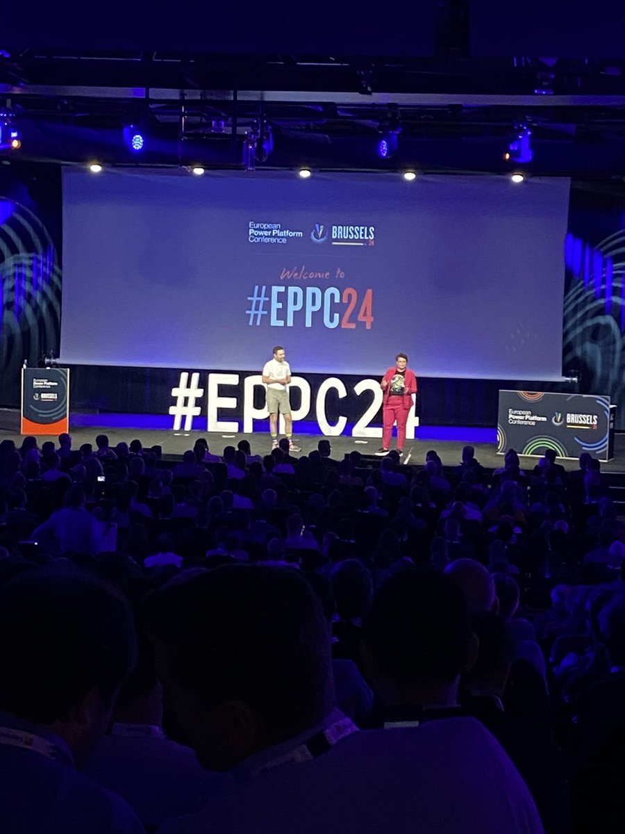 EuropeanPPC's tweet photo. Rebekka and Antti introducing our keynote speaker 🥳 #EPPC24 https://t.co/CwNerpZJnz