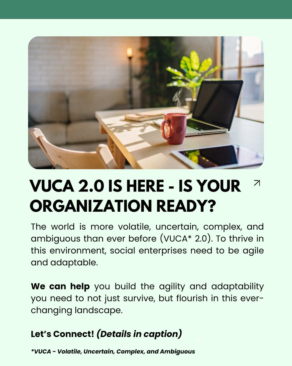 ArthanCareers's tweet image. #Socialimpact orgs?

Uncertain world needs #agile &amp;amp; #adaptable OD!  This article helps you navigate &amp;amp; build a better #workplace - linkedin.com/pulse/agile-ad…