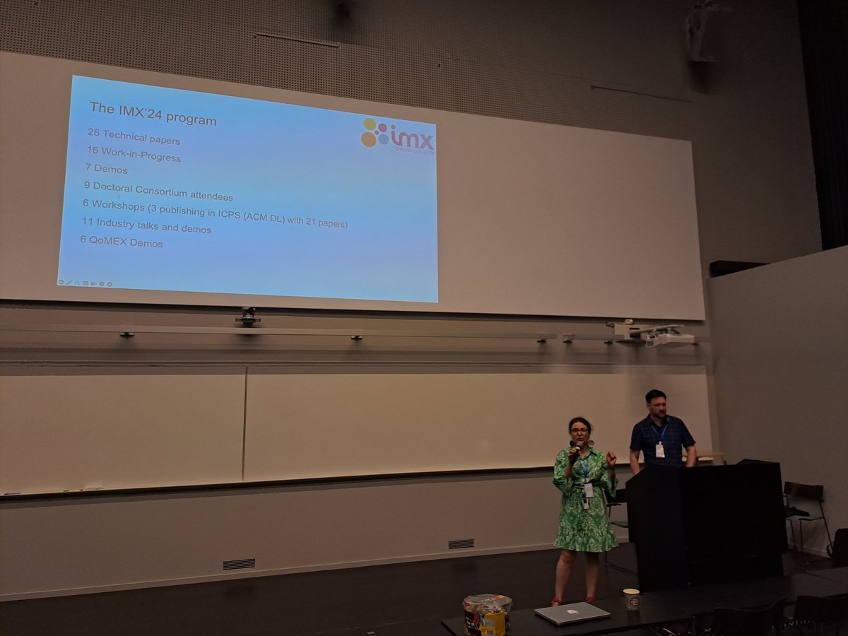 mario_montagud's tweet photo. Welcome to @ACMIMX #ACMIMX2024 (#Stockholm) by the General Chairs! 😀 @sigchi @sigmm #SIGCHI #SIGMM https://t.co/XiG0uPG1jg