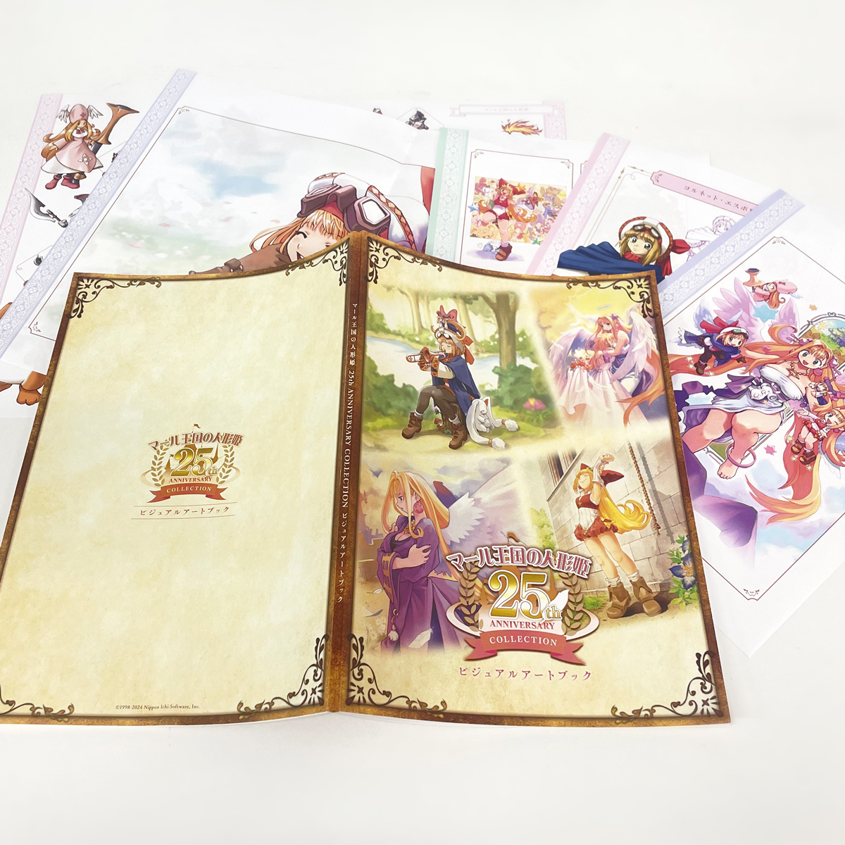 ビジュアルアートブックの中身をちょい見せ✨ 自立するほど厚い！ 背厚 