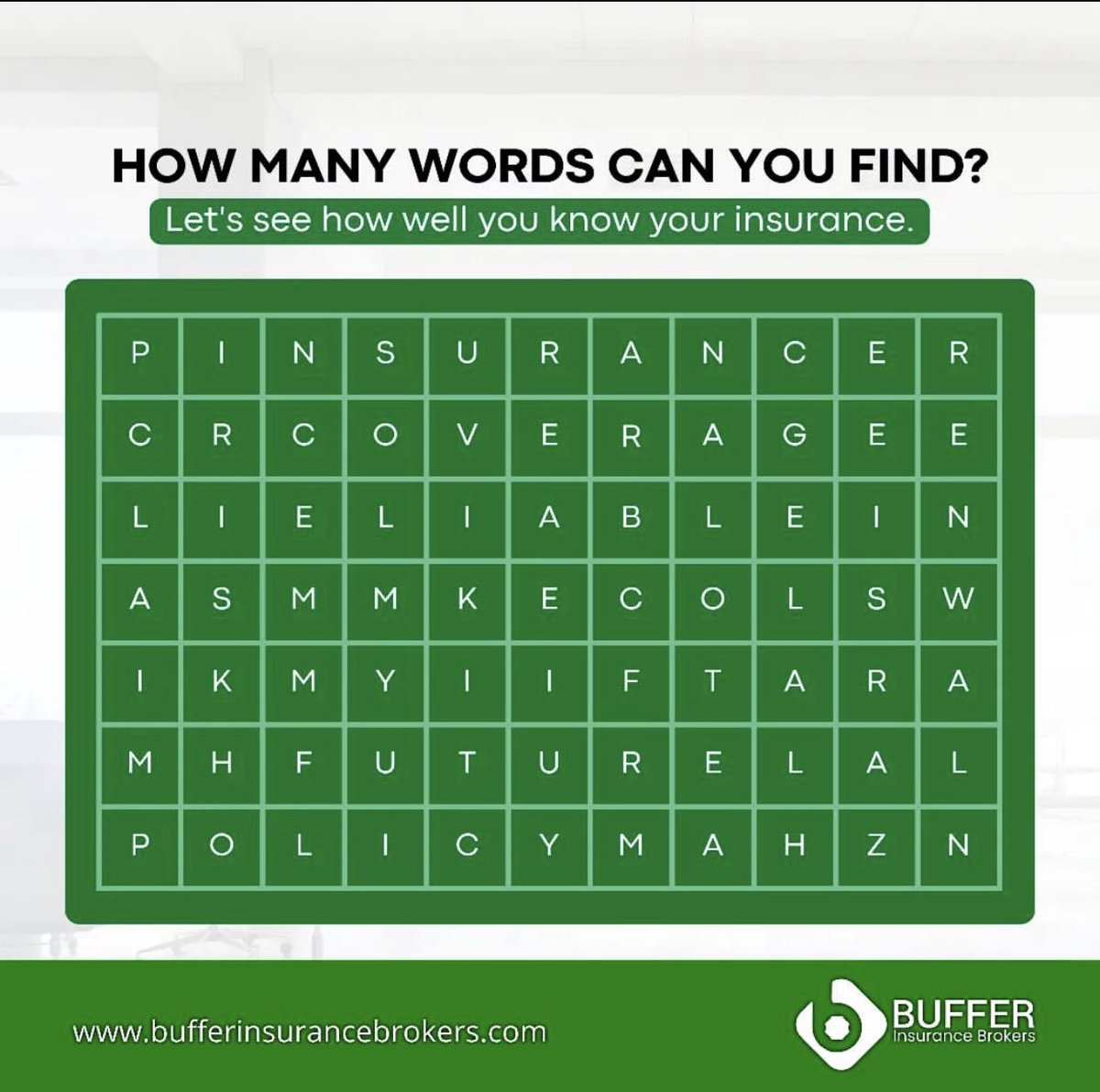 BrokersBuffer's tweet photo. The three words you see are exactly what you need right now.π₯°ππ₯°π
Let's see what you find first. π€£ππ€£π€£
#tuesdaypuzzle #puzzle #tuesdaymotivation #tuesday #tuesdaytips #bufferinsurancebrokers #InsuranceCoverage #protectionalltheway https://t.co/8tWiB7Lc1n