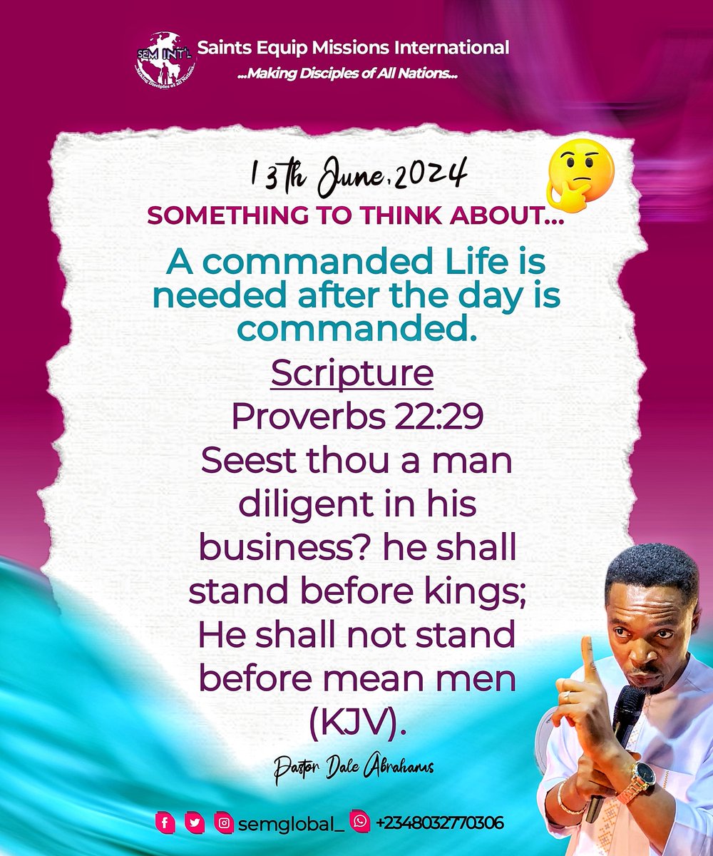 SEMGLOBAL_'s tweet photo. #somethingtoghinkaboutday13
#semglobal_
#pstdaleabrahams
#feedyoursoul
#feed https://t.co/7LddOxIh2X