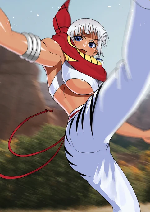 スト6のエレナ! #StreetFighter #格ゲーキャラ描こうぜ