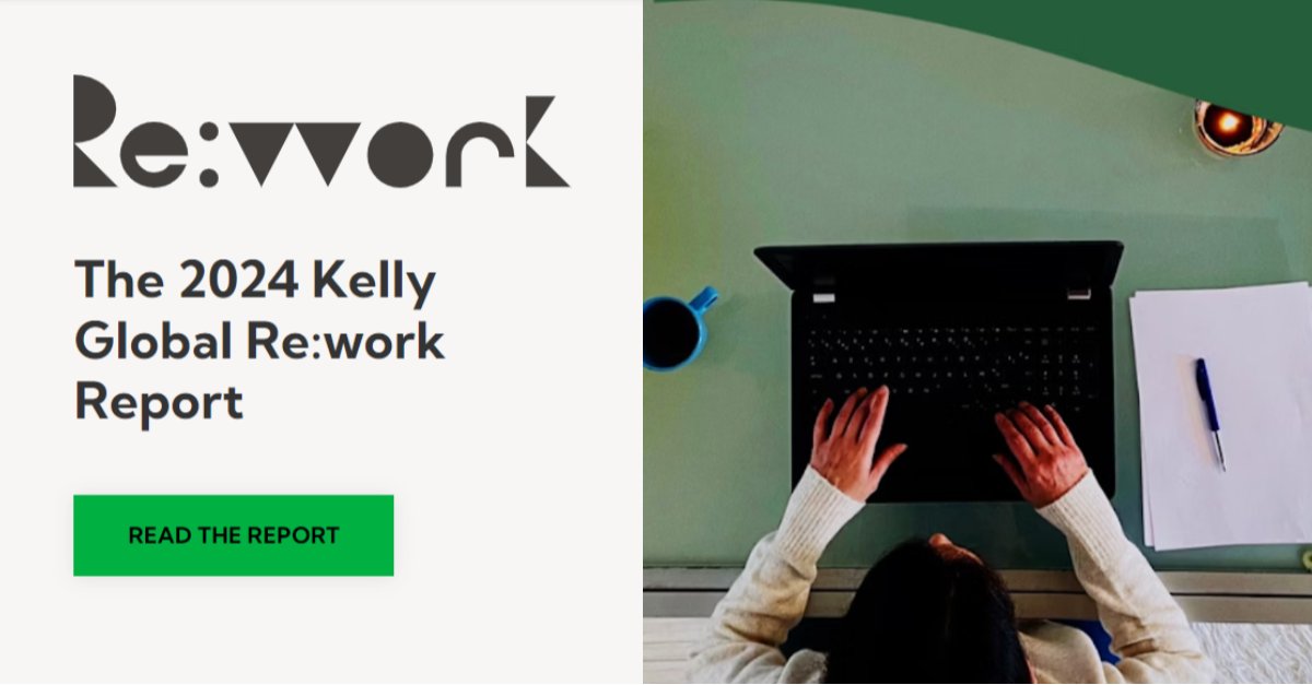 The 2024 <a href="/kellyservices/">Kelly Services</a> Global Re:work Report uncovers exactly how the most resilient businesses are adapting to meet the evolving needs of talent in the age of AI. Give it a read and let me know your thoughts below! bit.ly/4cn3BAZ