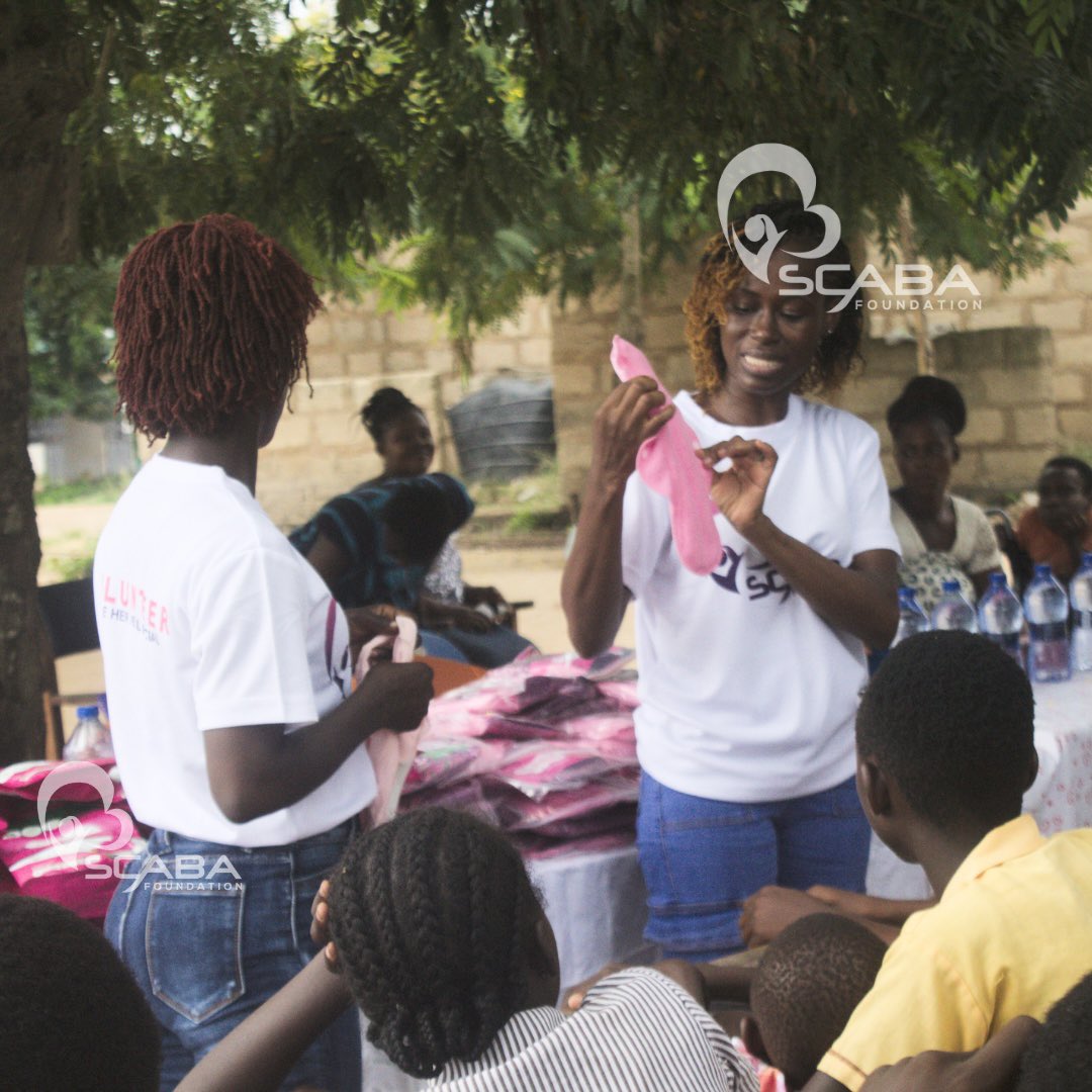 ScabaFoundation's tweet photo. Educating girls on how to handle their menstruation hygienically is a priority for us. Empowerment through knowledge leads to healthier futures. 
#endperiodpoverty 
#menstrualhygiene
#menstrualeducation
#scabafoundation 
#makeherfeelspecial https://t.co/TyZRH0dmGY
