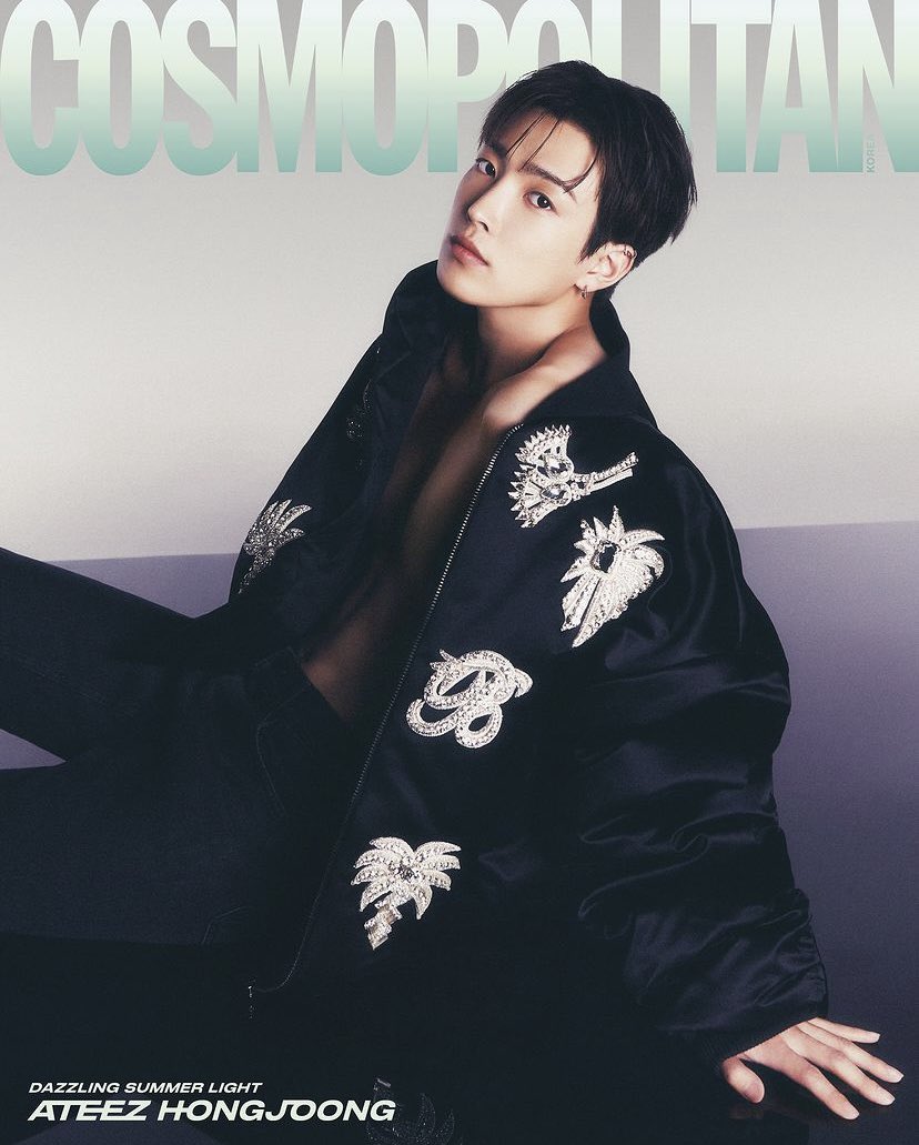 1107wrld's tweet photo. hongjoong in Balmain for Cosmopolitan Korea 

#HongjoongxBalmain #BALMAINARMY https://t.co/TwuysZm2Ia
