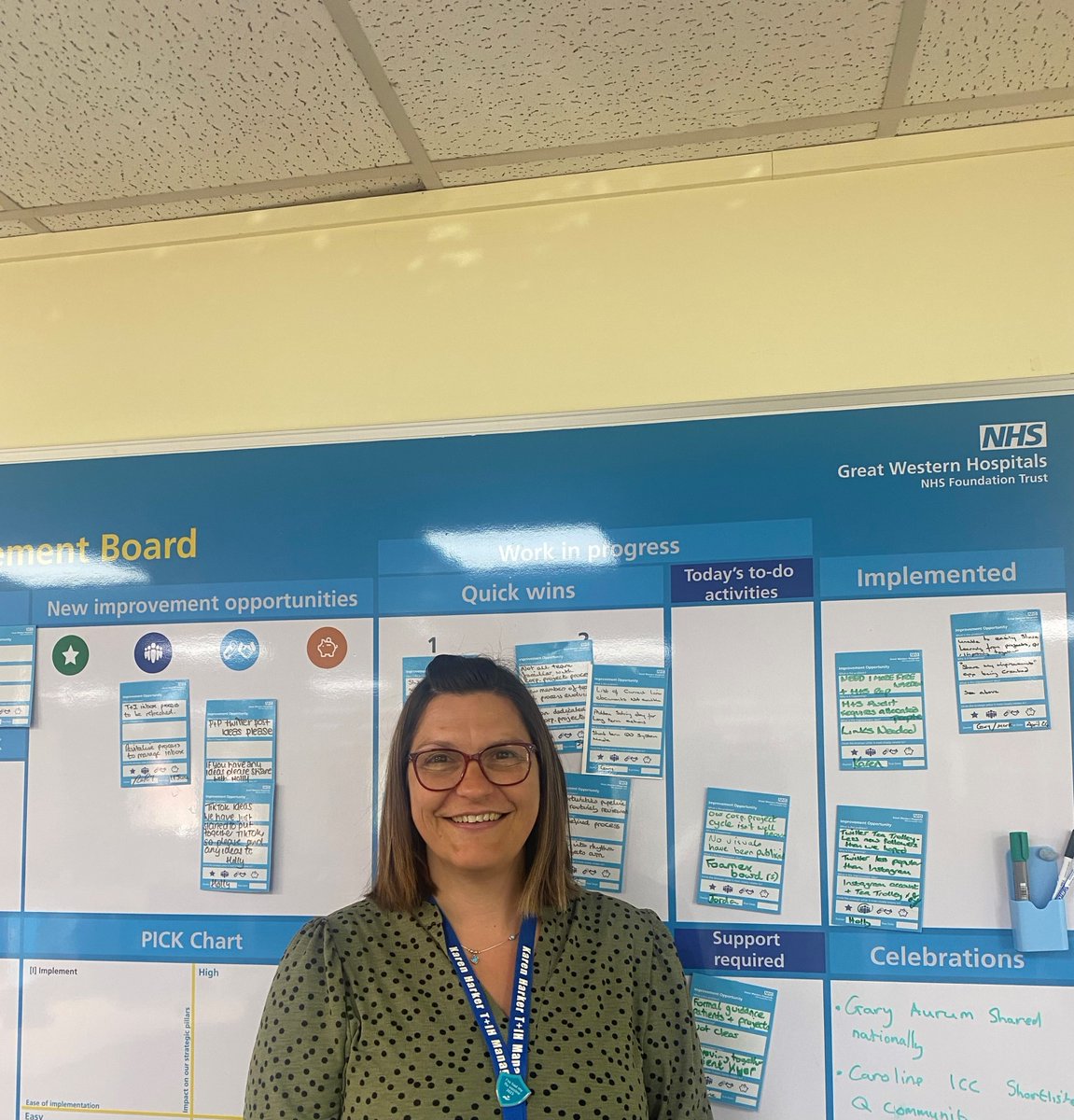 Hi my name is Karen Harker, Transformation and Pathways Manager, and have a clinical background as an ODP in Theatres. I have been with the trust for 19 years and currently working with the ICC division and the Outpatients team #ODP #Theatres #Anaesthetics #ImprovingTogether