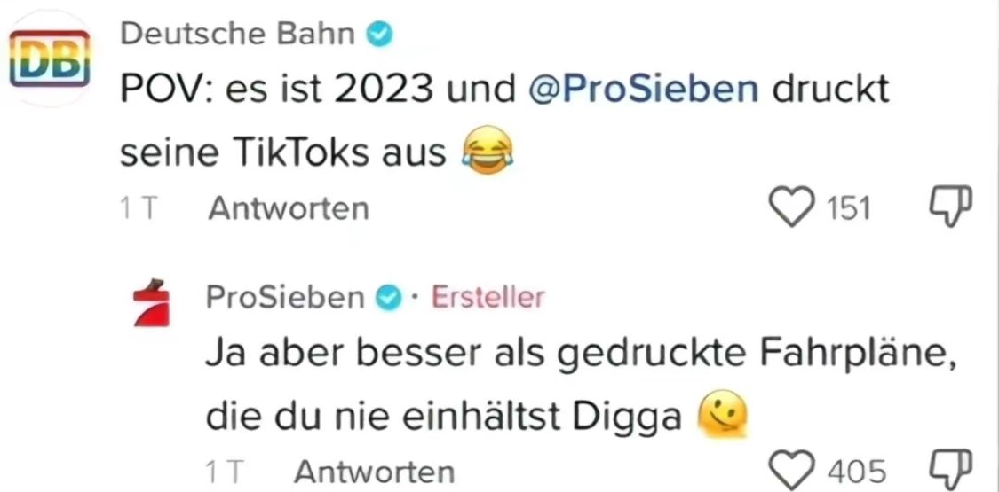 bilalssk21's tweet image. Wieso nimmt aber der ProSieben admin andere firmen so auseinander auf tiktok 💀