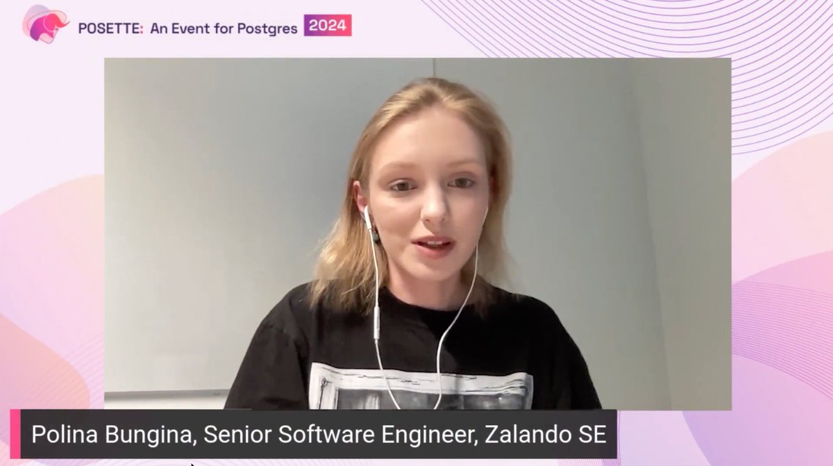 Tune in to Polina Bungina’s talk during #PosetteConf Livestream 4 to learn more about possible hazards of logical decoding in #PostgreSQL ⚠️
aka.ms/posette/