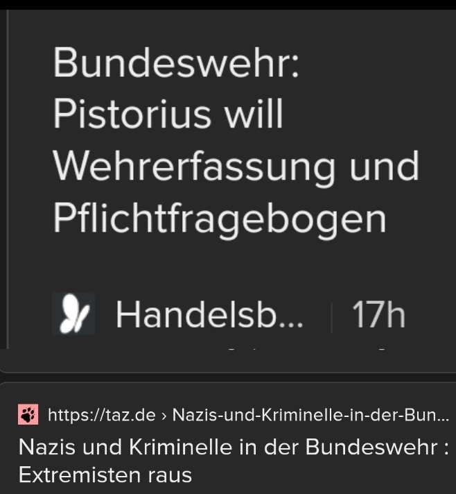 elementos147577's tweet image. was nu... nazis rein oder raus?

#wehrdienst #bundeswehr
#fragebogen