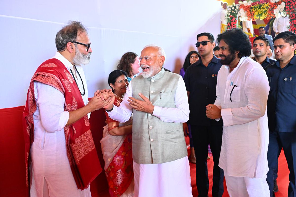 Dear Modi Ji,
As John Muir said, "You are not in the mountains; the mountains are in you."
Yours Admirer
K Nagababu
General Secretary
Janasena Party.