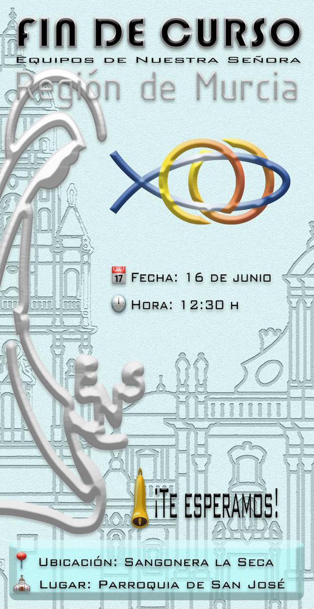 ENSLevante's tweet photo. Este fin de semana cerramos el curso en Valencia y Murcia. ¡¡Os esperamos!! #JuntosEnComunión https://t.co/SRvIiI4Cew
