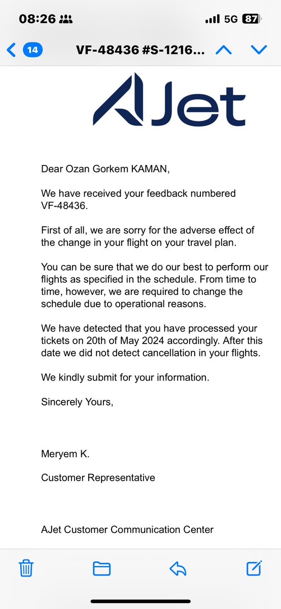 jannisary1's tweet photo. @TK_HelpDesk This is a reply from your hard working team after 3 weeks of investigations. What does it even mean? Embarrassing you have to admit, now I have no choice but to go to a 3rd party to recover my losses https://t.co/x53fmXNi3P