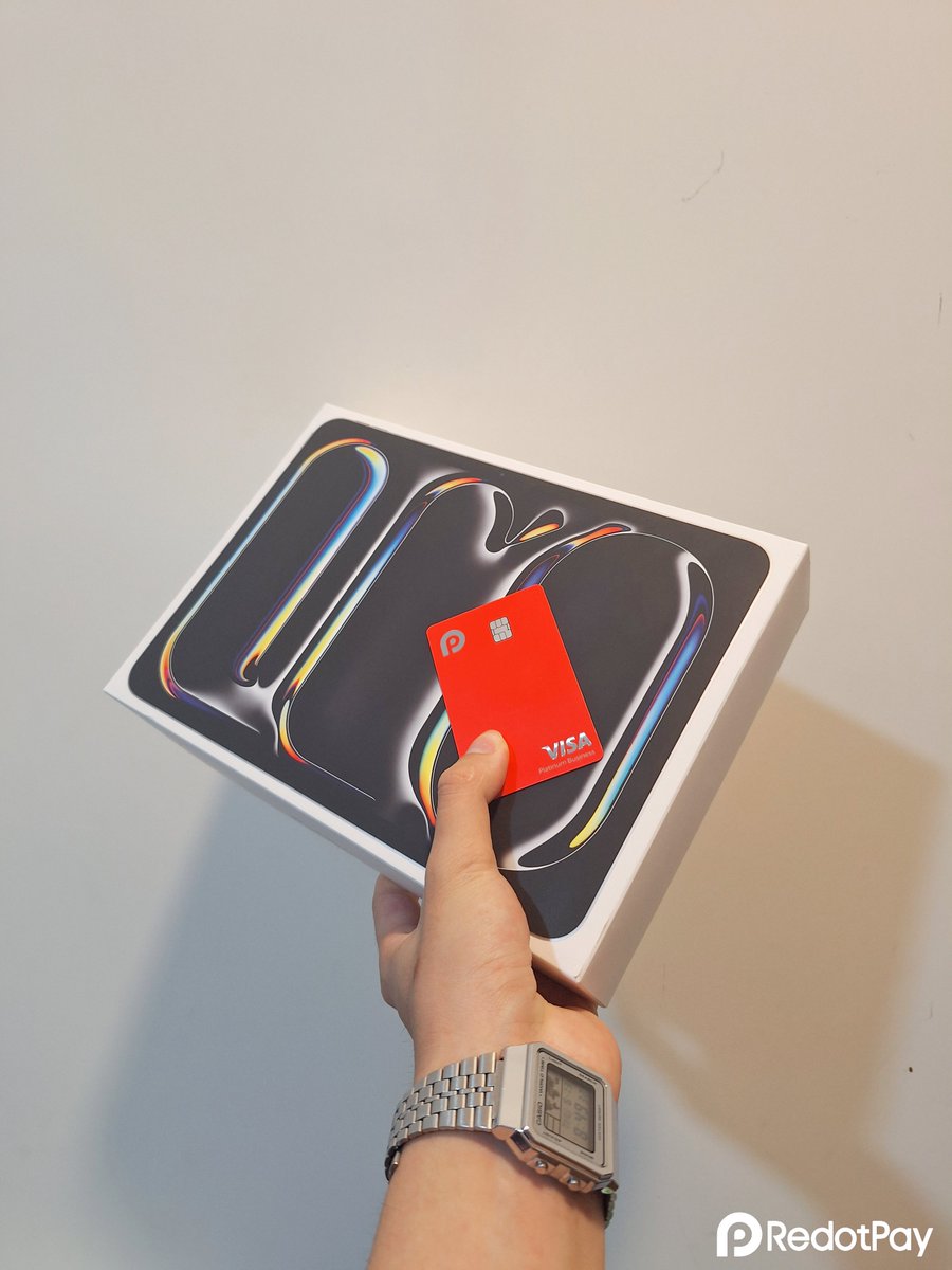 Do you know that you can use crypto to buy #Apple products using #RedotPay  cards? Whether purchasing online or in-store globally, we will help you  #SpendCryptoLikeFiat😉 https://t.co/bhdR1xpWcj