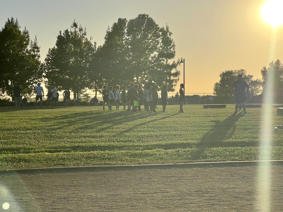 CoachHogge72's tweet photo. Best time of the year is back… summer training for #jrRhinos!! 🏈 About 120 strong over 4 age groups working hard this June 12th in Twelve Bridges, CA community! Games in 2 months! Appreciate all the coaches that do so much to impact the community, excited for the season! August 17th, JR RHINOS jamboree, info to follow!! 🦏🟢⚫️ @paaashley @BrooksHogge248 @ColtonHogge75 #hoggeboys #thenextepisode #summertime