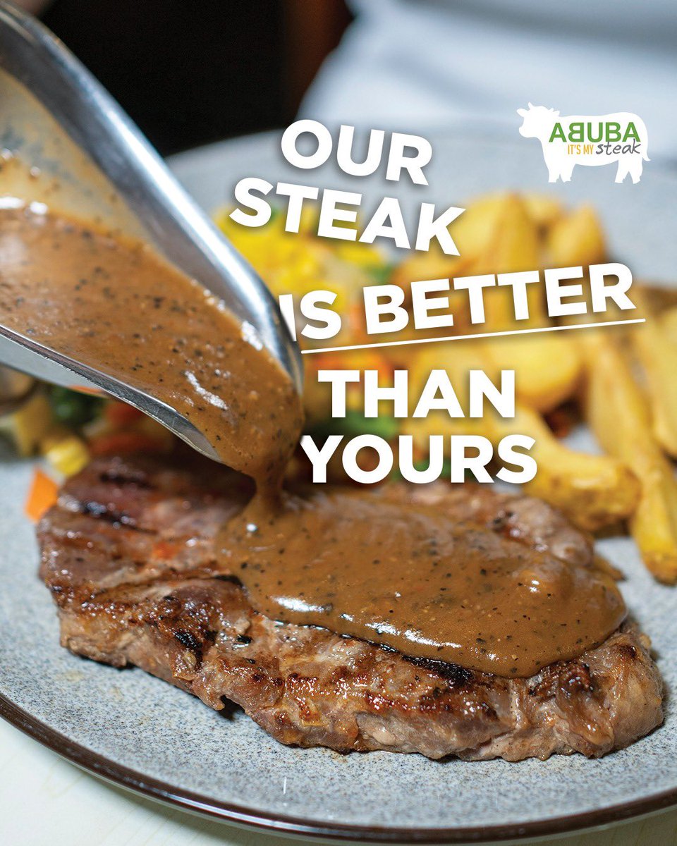 Ada yang berani lawan? 😎 Since 1992 nih ~

#abubasteak #abuba #itsmysteak #steakholic #steak
