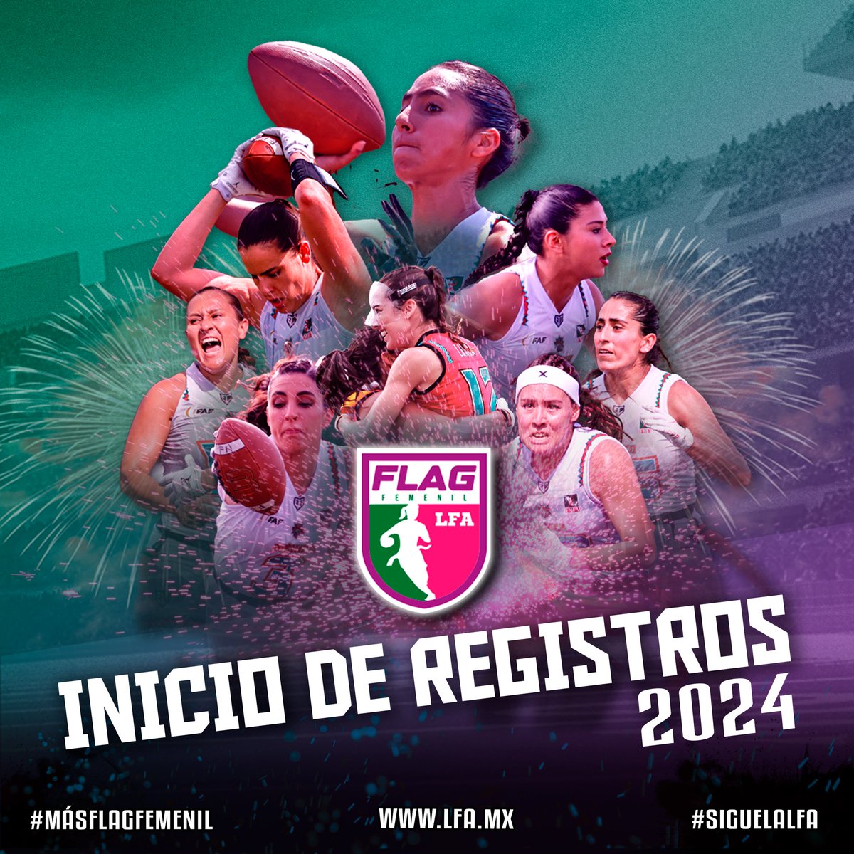 #AficiónLFA 
.
¡Una nueva era para el flag football nacional está a punto de comenzar! 🫡🏈🇲🇽

¿Quieres ser parte de ella? Escríbenos en nuestras redes sociales para saber lo que necesitas para registrar a tu equipo en alguna de nuestras 9 sedes.
.
#SigueLaLFA #MásFlagFemenil
