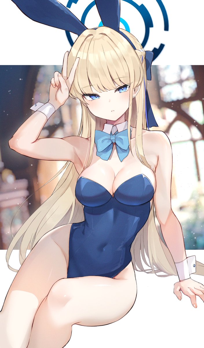 トキ(ブルアカ) ,トキ(バニーガール)(ブルアカ) 「 」|イセ川ヤスタカのイラスト