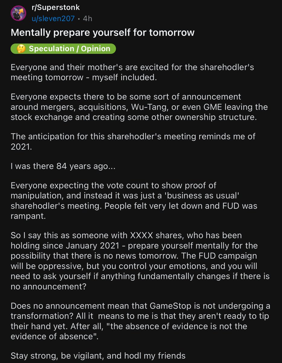 r/Superstonk Highlights

$GME #Gmerica #GMEtothemoon #Holdtheline