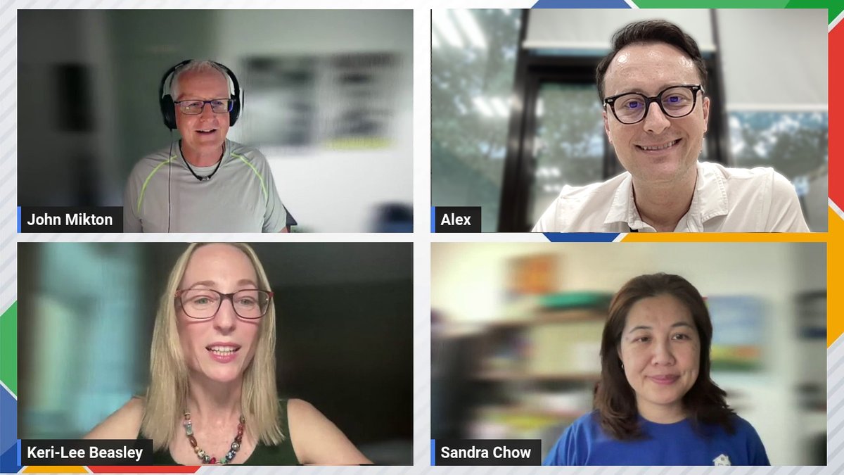 Alex McMillan (@mralexedtech) on Twitter photo Excited to be interviewed by @jmikton with <a href="/klbeasley/">Keri-Lee Beasley</a> & <a href="/watnunu/">Sandra Chow</a> about our #MediaMentorMonth prompt cards for parents, teachers, & students to discuss safe, responsible, & healthy tech use.
Watch for our episode on John's podcast in August with these amazing educators! 🥰 Excited to be interviewed by @jmikton with <a href="/klbeasley/">Keri-Lee Beasley</a> & <a href="/watnunu/">Sandra Chow</a> about our #MediaMentorMonth prompt cards for parents, teachers, & students to discuss safe, responsible, & healthy tech use.
Watch for our episode on John's podcast in August with these amazing educators! 🥰