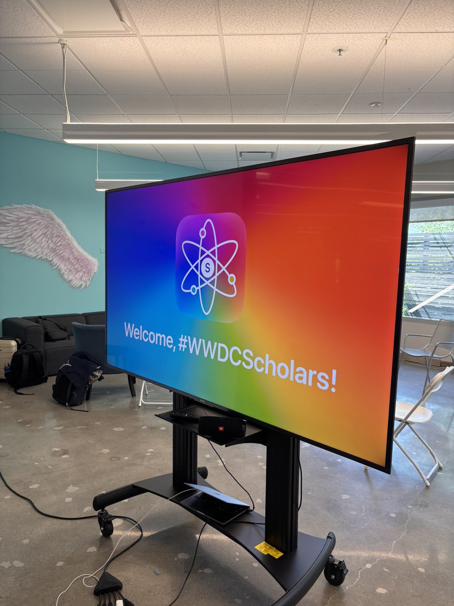 Had a great time today at <a href="/WWDCScholars/">#WWDCScholars</a> meetup!