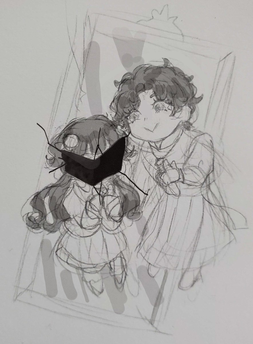 grapejuiiice's tweet photo. anthony and kate chibi sketch,,, i can't stop, 🪞 https://t.co/syLOpEVrfD