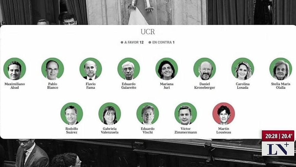 Cuando la juventud no los quiera militar, no se hagan los sorprendidos.

Ustedes pasan y nosotros llegamos hoy a fijar un precedente acorde a nuestros valores y convicción. Los jóvenes no queremos un partido arrodillado. No transamos con populistas. Ni de izquierda, ni de derecha