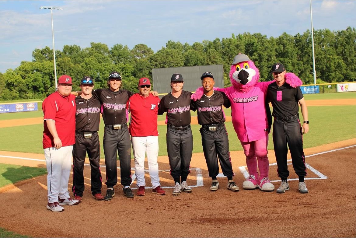 Much respect for the <a href="/Post1Baseball/">Florence(SC) Post 1</a> squad, <a href="/durq/">Derick Urquhart</a> and <a href="/RDickerson25/">Rhodes Dickerson (Coach Rhodes)</a>! Proud to be an alumni!! <a href="/FloFlamingos/">Florence Flamingos</a>