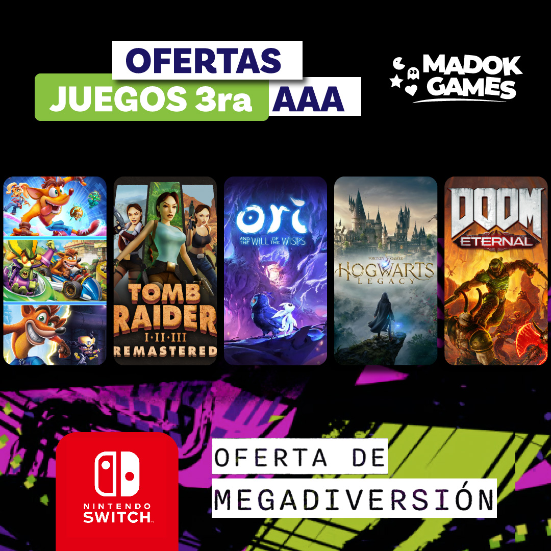Parte 2 de 3 Más de 50 Mega Ofertas por todo Latinoamérica, no te pierdas esta  del especial de 📷 Ofertas megadiversión📷 por parte de Nintendo.
youtu.be/5K1ldlV0EEg