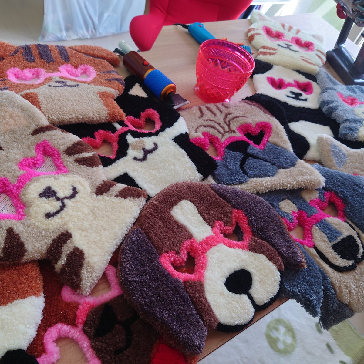 Hey.maotoo | タフティング作家 tweet media