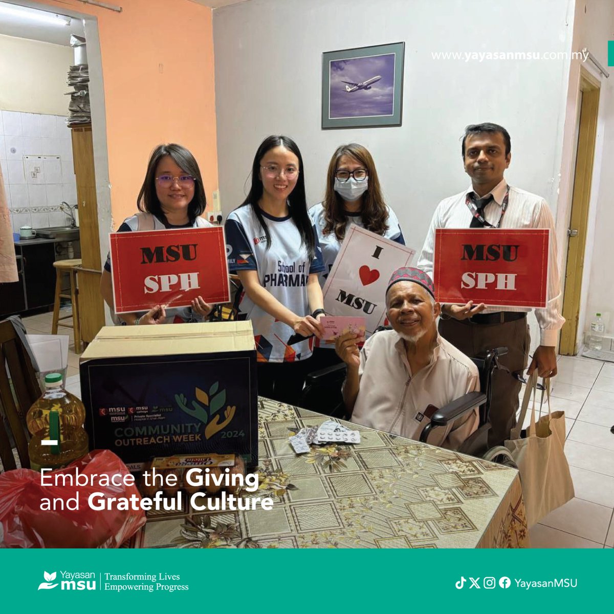 YayasanMSU's tweet photo. Keep the compassionate spirit going. @MSUmalaysia @MSUcollege @MSUmalaysia_SPH @MohdShukriYajid https://t.co/8rK5B99jYU