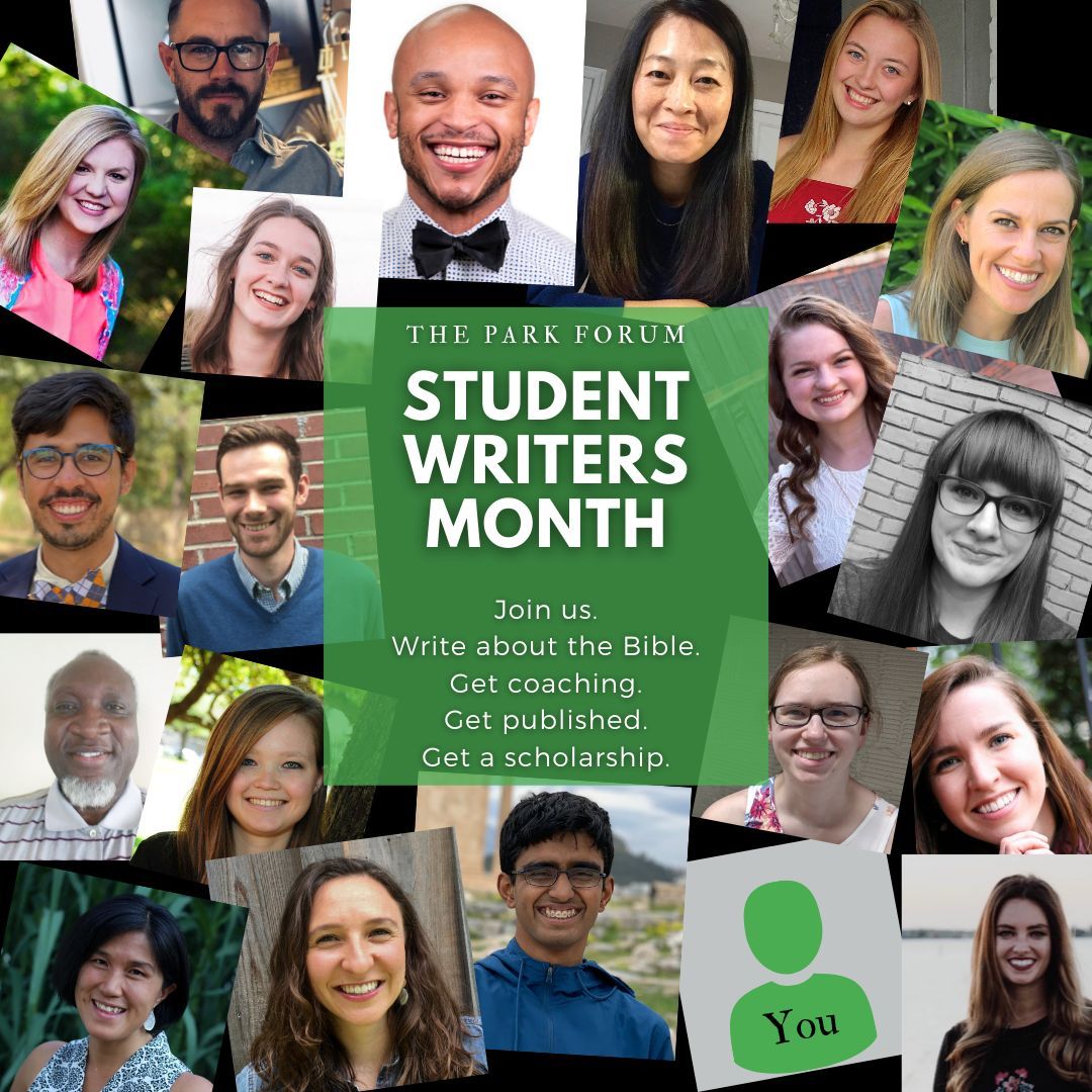 TheParkForum's tweet image. Apply or tell a student!
One spot left! (and overflow available) #StudentWritersMonth orientation begins this weekend! #FreeCoaching, seminars by special guests, published work, and a scholarship/stipend.
#Writing #AmWriting #WritingCoaching #Scholarship #Writers