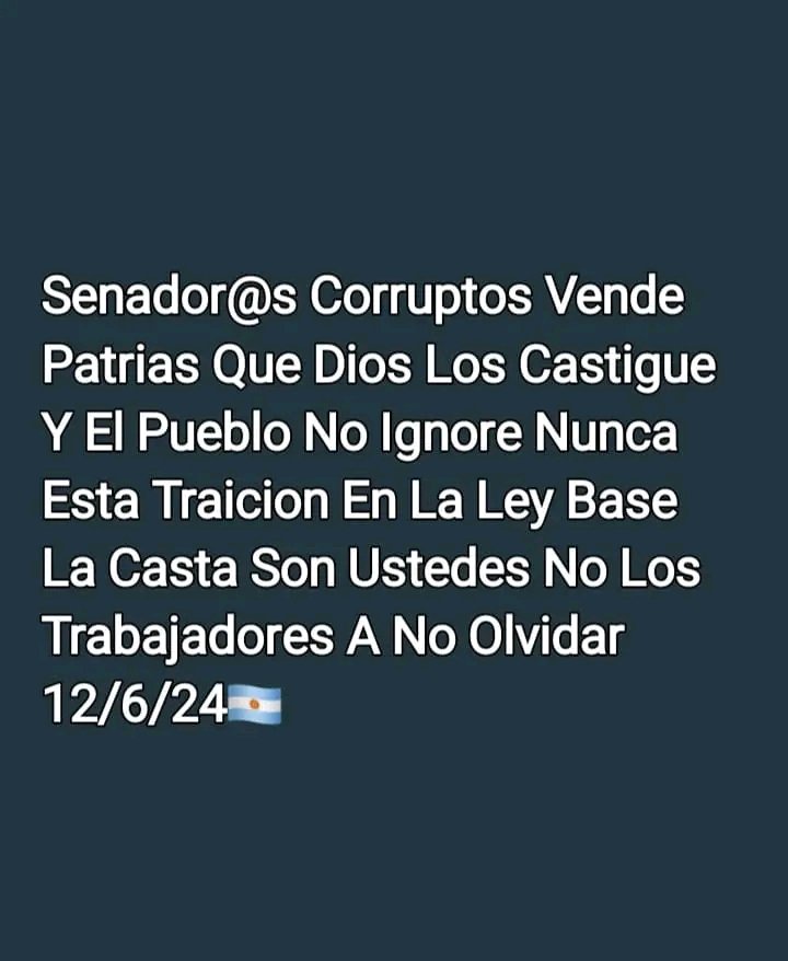 HJCBariloche's tweet photo. #NoALasFacultadesDelegadas #FueraMilei  #FueraMilei #FueraMilei https://t.co/PQBC7LdX0b