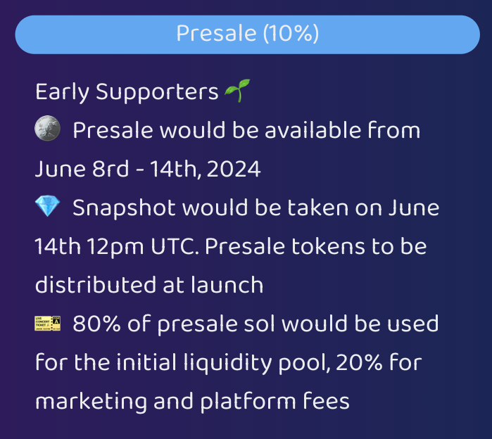 CatInDress_xyz's tweet photo. 🔥 $CID PUBLIC PRE-SALE🔥

Join the pre-sale to get extra tokens before the public launch!
- Min 0.2, Max 1 SOL

Send SOL To: 3jvnpK3MziVuCumcw9NwZFeBbz4GY5JEdpRs9AAvUzWj

🌟 Engage to #Airdrop :
- Like ❤️, RT 🔁 &amp; Follow 🔔
- DROP your $SOL address

See details in🧵(1/2) https://t.co/8lehFpmM3c