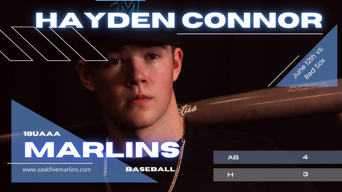 18UAAAmarlins's tweet photo. Hayden swung a hot bat tonight. https://t.co/GreyYUI103