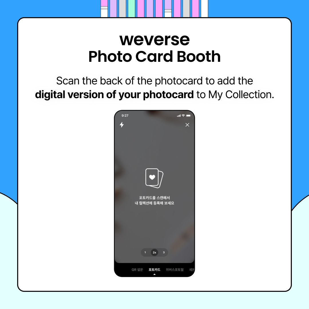 2024 Weverse Con Festival - Photo Card Booth TXT's Photo Card