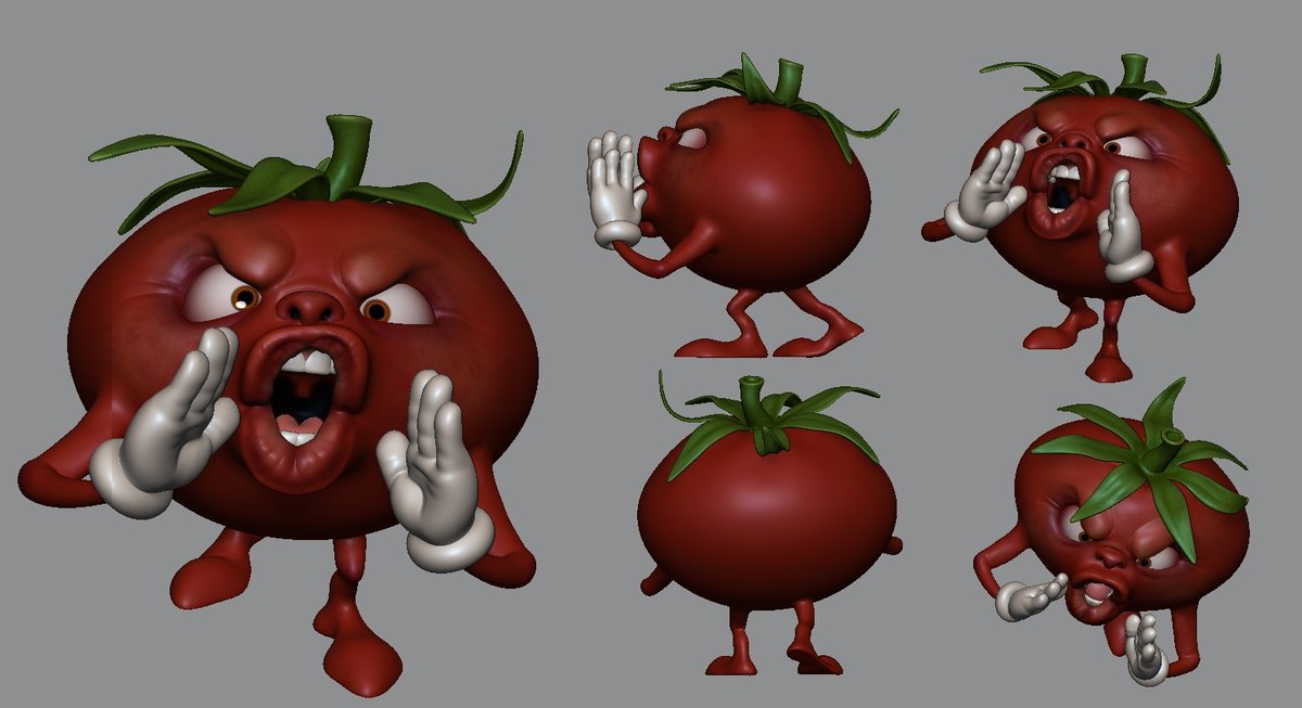 Booing tomato 
#zbrush
