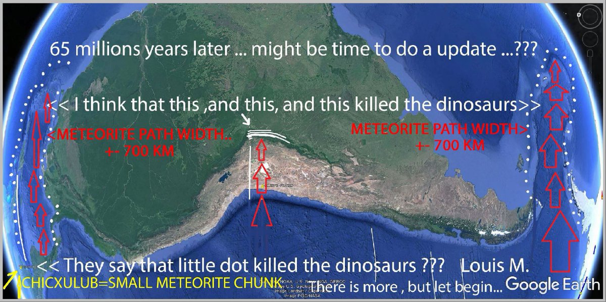 ORIOLELM's tweet photo. @antonioguterres N.B. MULTIPLE METEORITES IMPACT WIPED OUT THE DINOSAURS💥💥💥
@physorg_com @elonmusk @SpaceX @NASAJPL
@physorg_space @NewYorker @nytimes @guardian
@SPIEGEL_Wissen @NobelPrize @skdh @mpi_nat  @CBCNews @RoyalObs @earthskyscience @UNFCCC  @csa_asc @s_guilbeault @UN @ProfBrianCox https://t.co/4rxk3gR3Uy