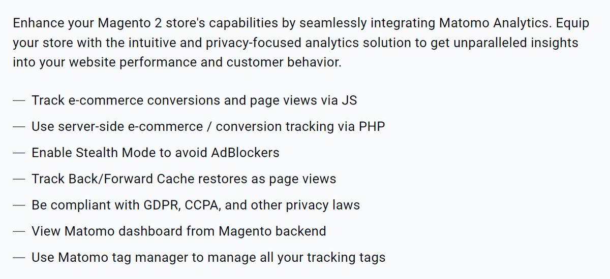 Sounds like an amazing #analytics #extension for #Magento 😮  
We would do it exactly the same!  

Wait, we did + built just that already 🤔: jajuma.de/en/jajuma-deve… 

Being copied is the highest form of flattery? 
So...we feel flattered!

#magento2 #magentocommunity #realmagento