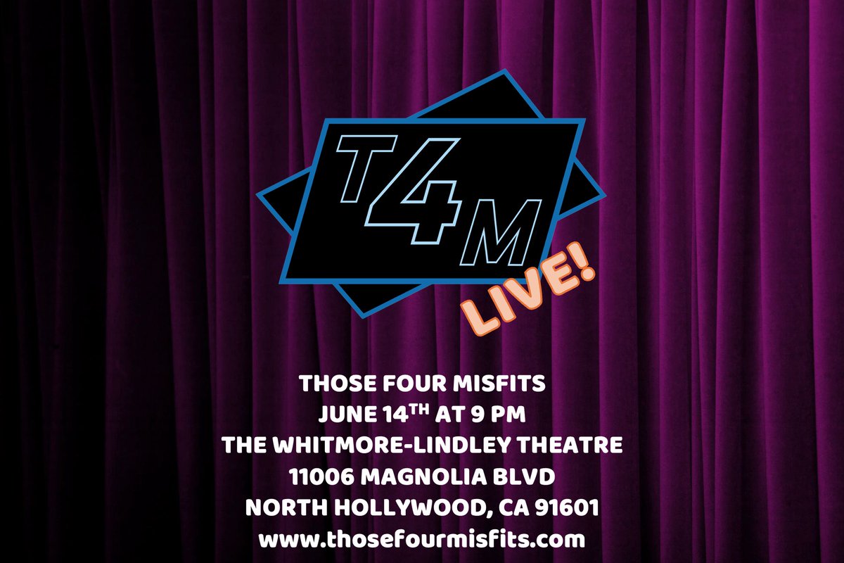TheDougKayne's tweet photo. Next @Those4Misfits #comedy #show this Friday, June 14!

We'd love to have you join us!

#sketch #improv #ukulele #dadjokes #characters https://t.co/O3jB4BbaCz