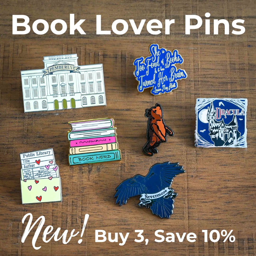 📚✨ New Arrival Alert! ✨📚
We've just added to our collection of Book Lover Pins! 📖💖 Just think of all the places you could put them - on your backpack, jacket, and Storiarts Book Tote! 🎉 Save 10% when you buy three with code LOVE-PINS.3
storiarts.com/collections/bo…