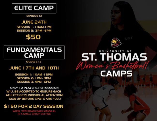 Sign up for <a href="/USTWBB/">UST Women's Basketball</a> fundamental and ELITE camp! new.express.adobe.com/webpage/sLQbj3…