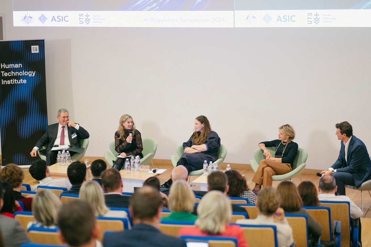 Human Technology Institute (@hti_uts) on Twitter photo How do we bridge the divide between the AI regulation we have and what we need? Read our full wrap up of our <a href="/asicmedia/">ASIC Media</a> x UTS AI Regulators Symposium tinyurl.com/ynsjsvrf How do we bridge the divide between the AI regulation we have and what we need? Read our full wrap up of our <a href="/asicmedia/">ASIC Media</a> x UTS AI Regulators Symposium tinyurl.com/ynsjsvrf